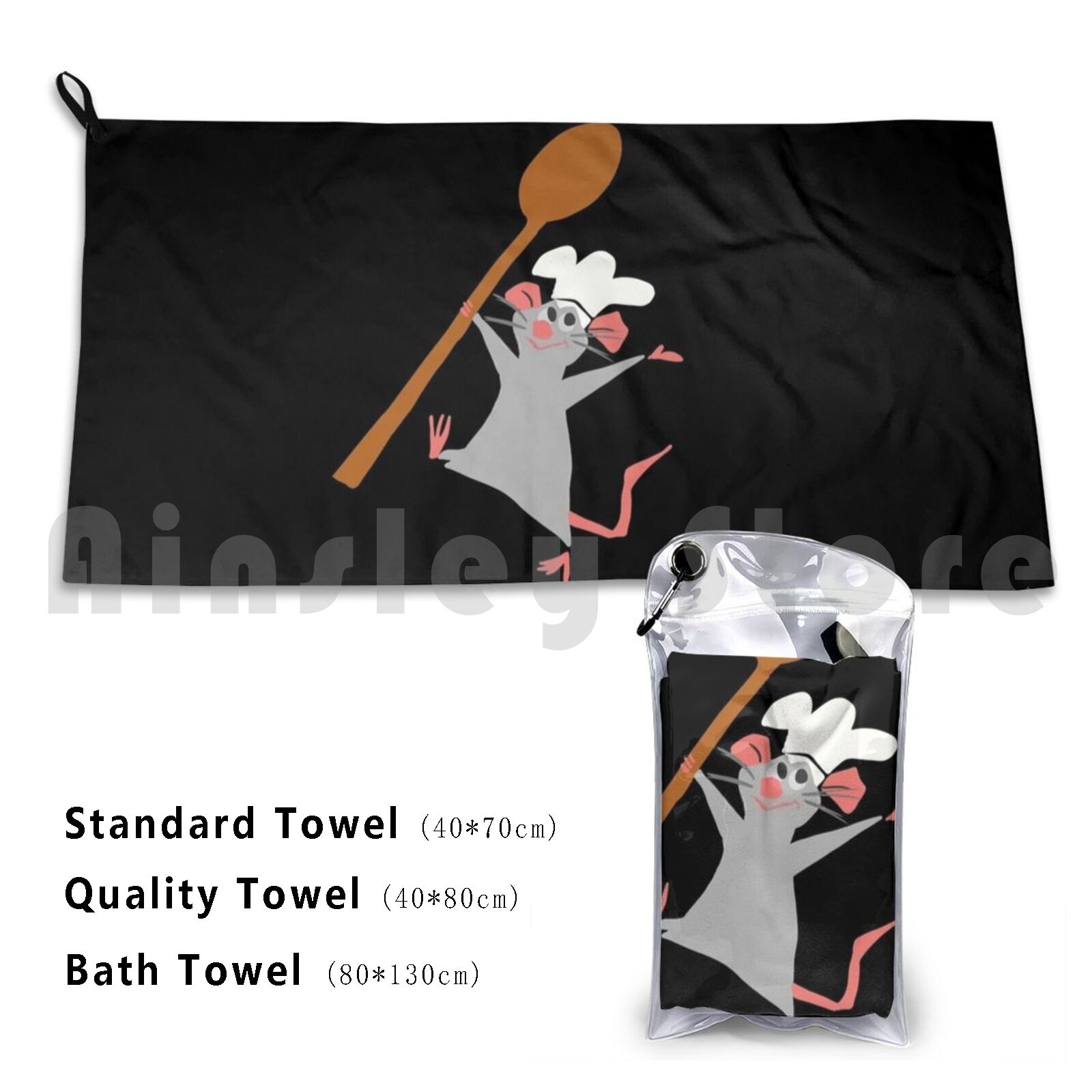 Chef Rat Bath Towel Beach Cush - đánh giá và giá Quick Food Snacks