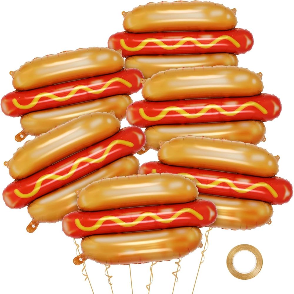 6Pcs Giant Hot Dog Balloons, F - đánh giá và giá Food Giant Snacks