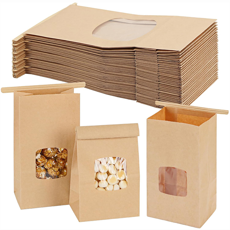 10Pcs Bakery Bags, Window Seal - đánh giá và giá Food Day Snacks
