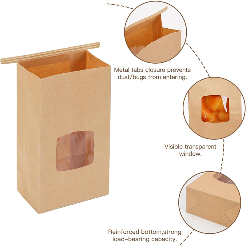 10Pcs Bakery Bags, Window Seal - đánh giá và giá Food Day Snacks