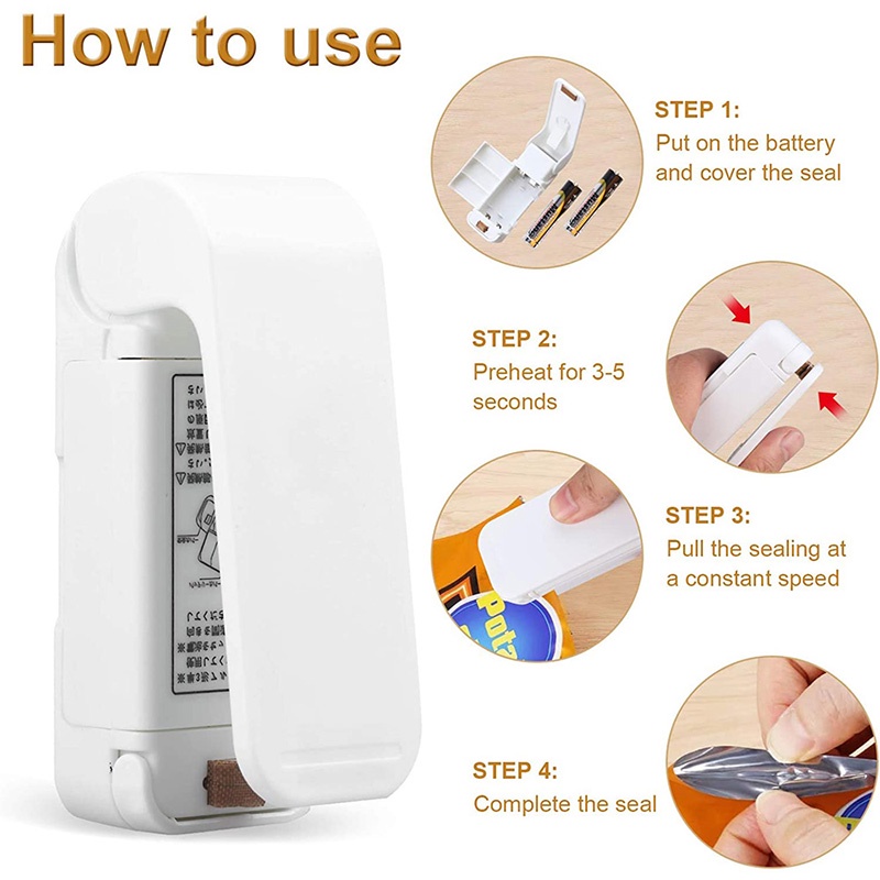 Quick Heat Bag Sealer, Portabl - đánh giá và giá Quick Food Snacks