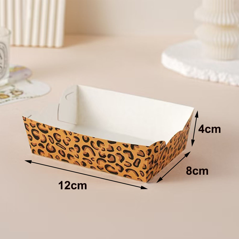 12-100pcs Leopard Print Dispos - đánh giá và giá Food Day Snacks