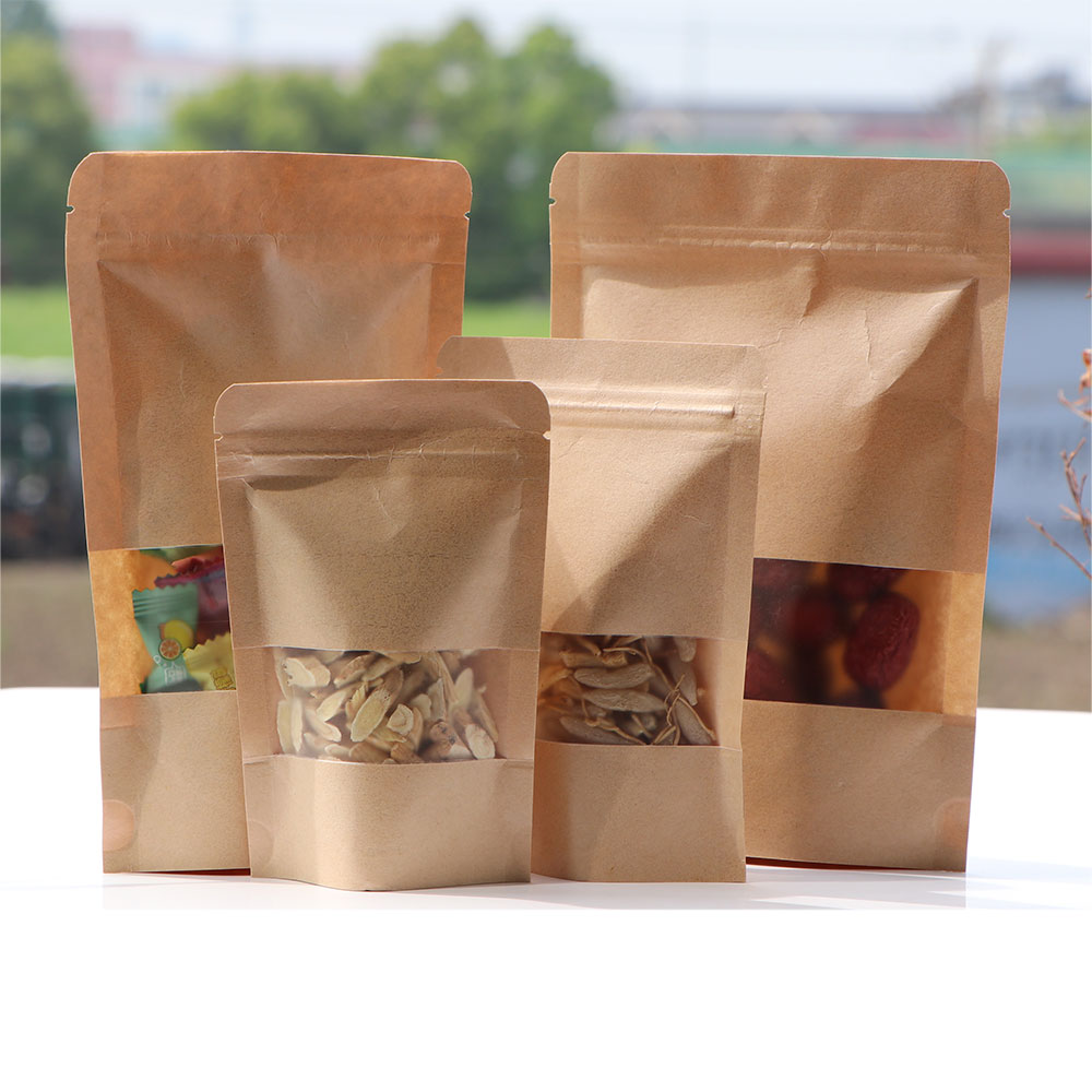 Kraft Paper Zip Lock Bags with - đánh giá và giá Food Day Snacks