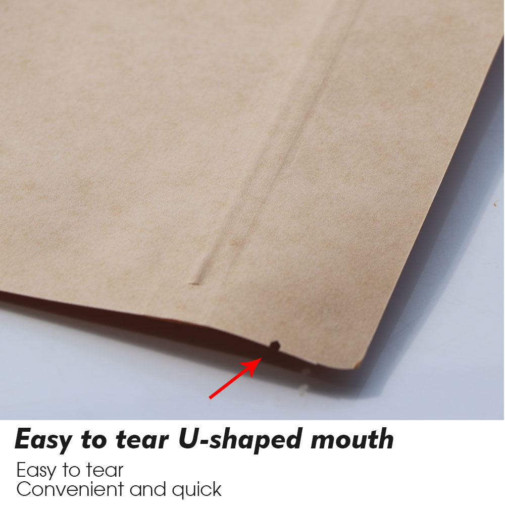 Kraft Paper Zip Lock Bags with - đánh giá và giá Food Day Snacks