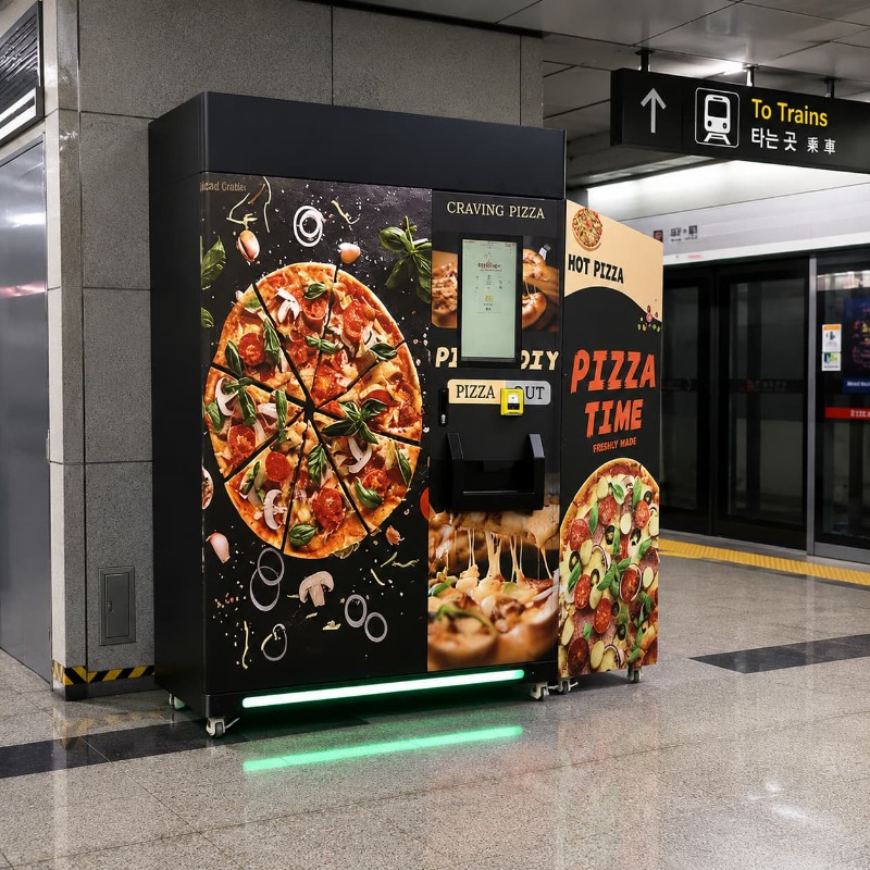 Pizza Snack Vending Kiosk Cust - đánh giá và giá Quick Food Snacks