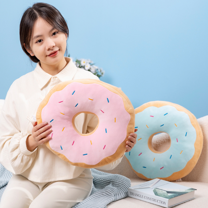 Candy Colors Donut Plush Pillo - đánh giá và giá Soft Food Snacks Kids