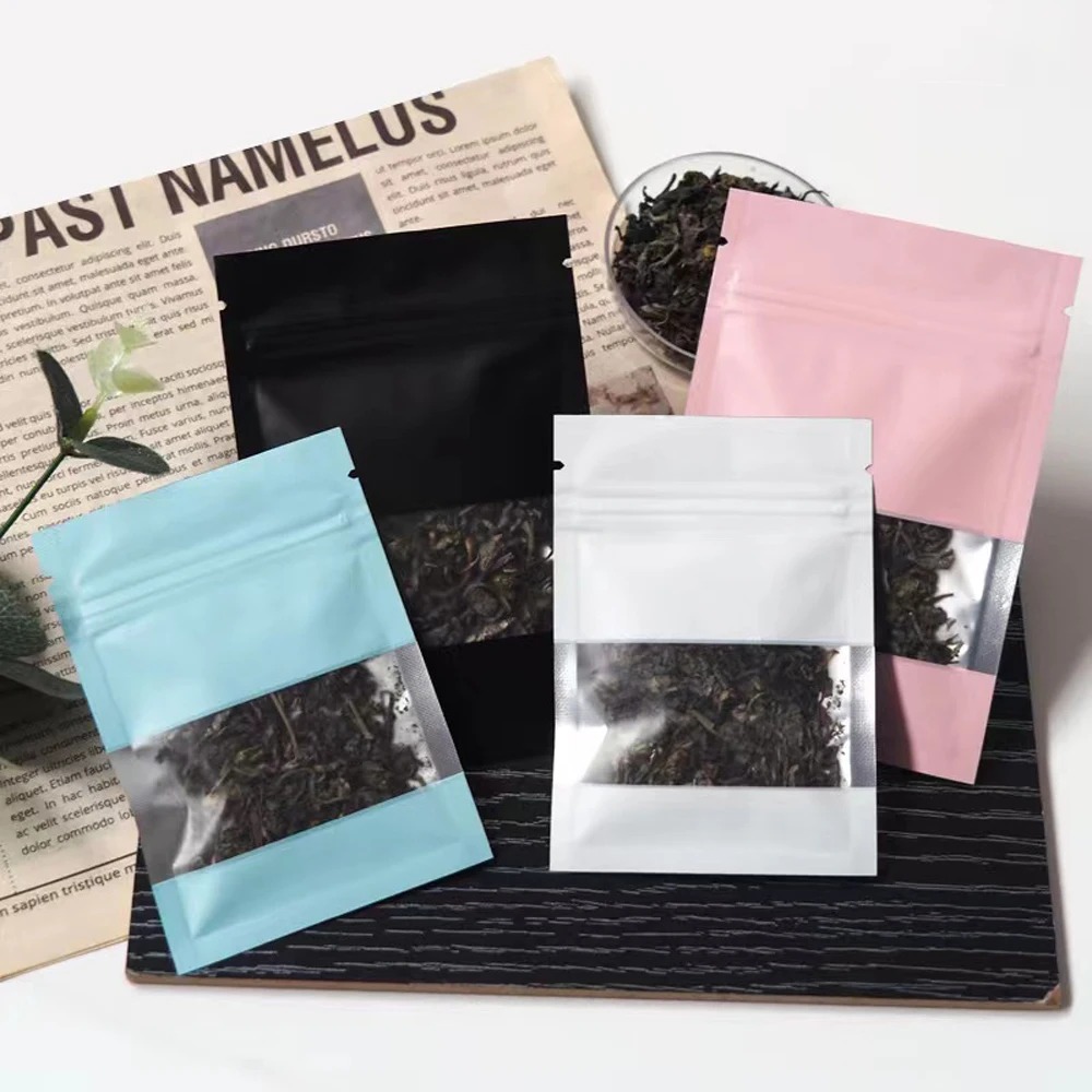100Pcs Zip Lock Mylar Foil Bag - đánh giá và giá Food Day Snacks