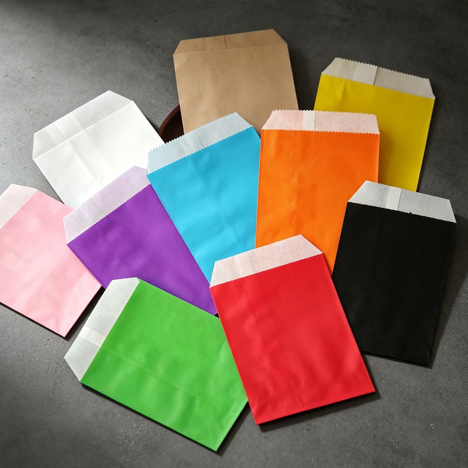 50/100pcs color Gift Kraft Pap - đánh giá và giá Food Day Snacks